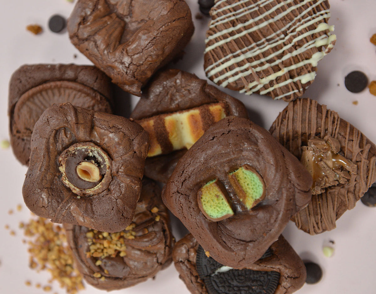 A box of Chummys brownies sent as a sympathy gift