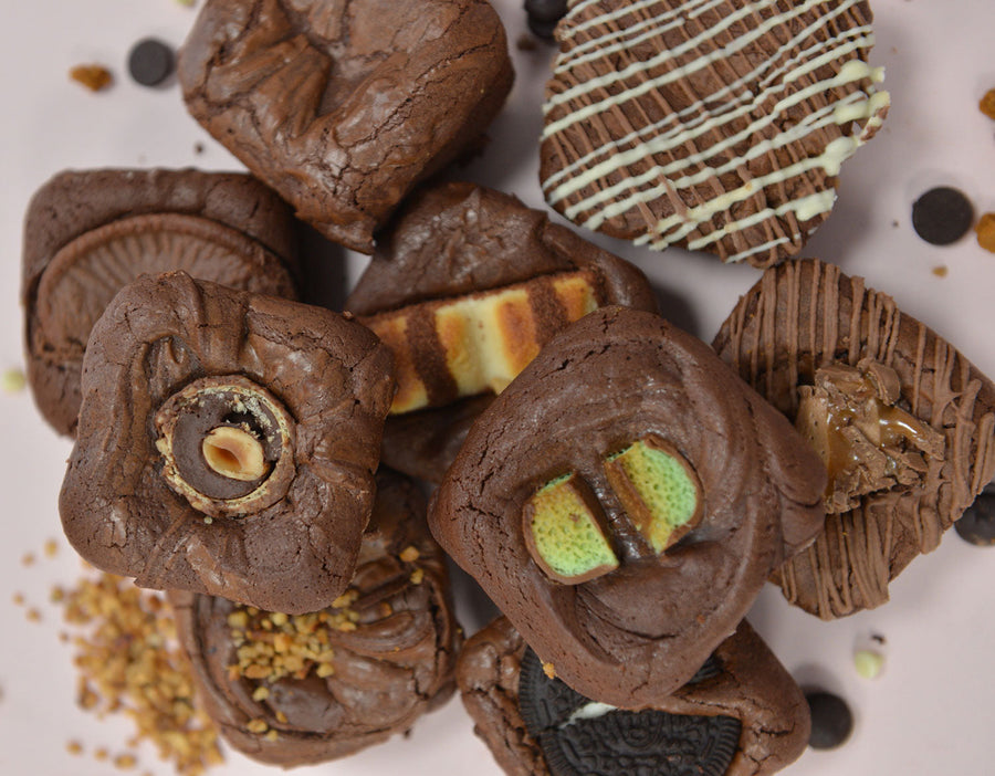 A box of Chummys brownies sent as a sympathy gift