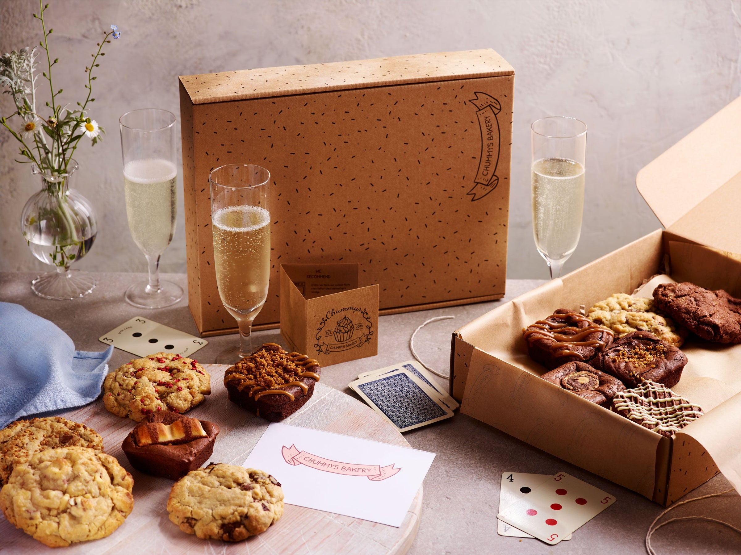 A Chummys selection box sent as a congratulations gift