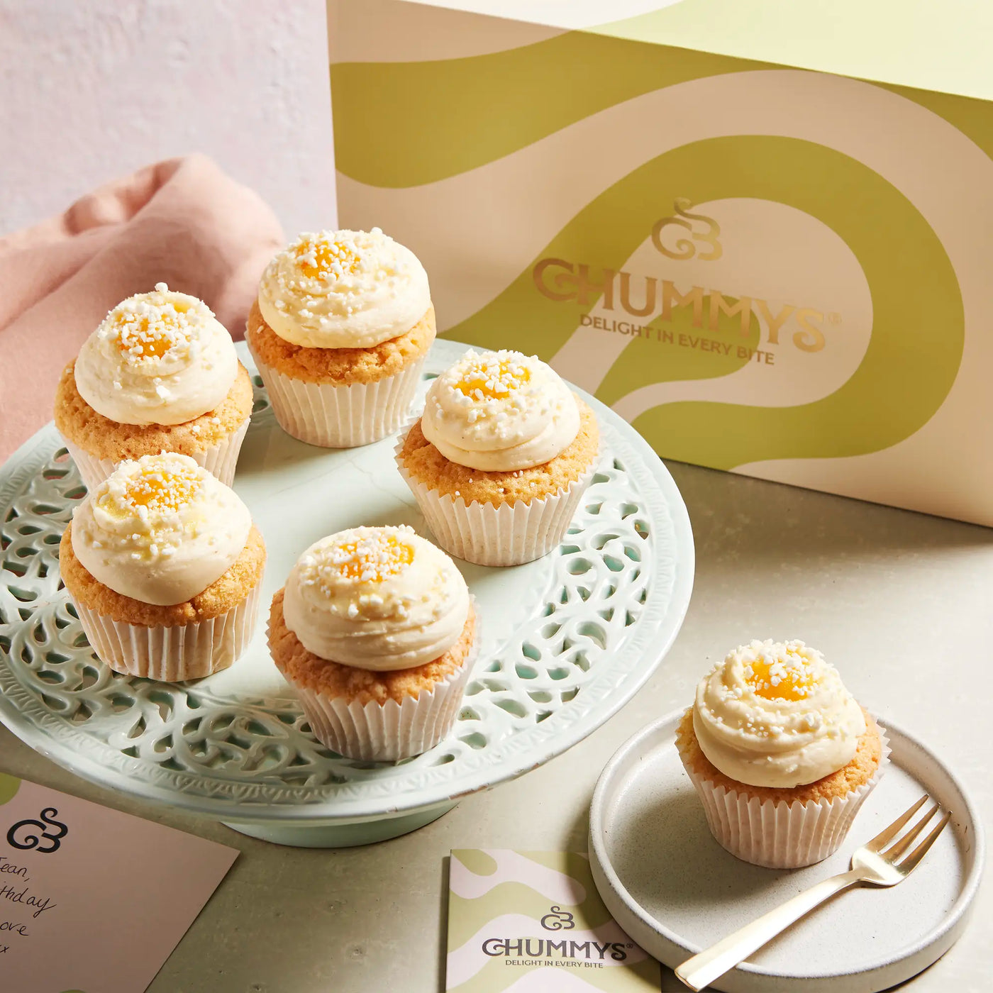 Lemon Meringue Cupcake Box - Delivered To Your Door