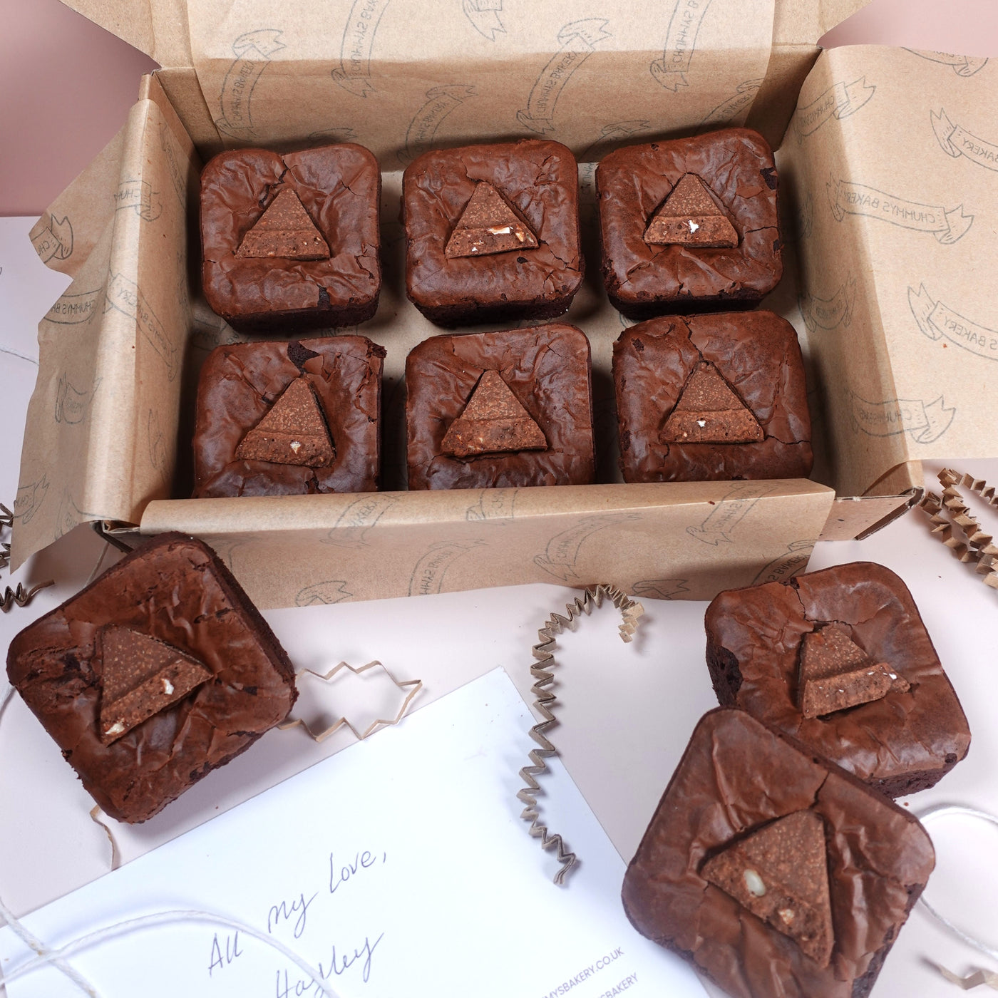 Limited Edition Toblerone Brownie Box - Delivered To Your Door