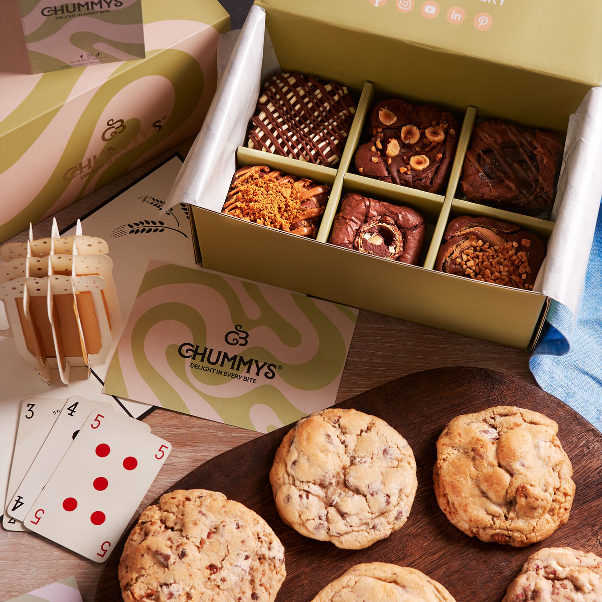 Father's Day Brownie & Cookie Selection Box by Chummys Bakery