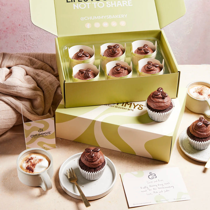 Mocha Cupcake Box - Delivered To Your Door