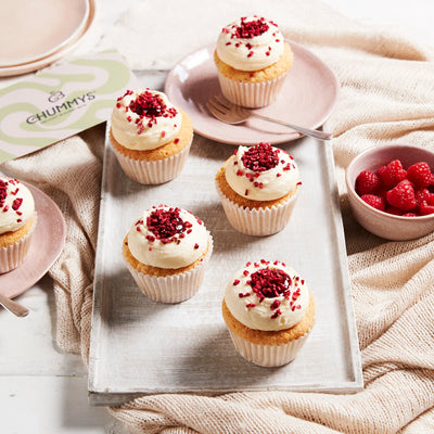 Raspberry Ripple Cupcake Box - Delivered To Your Door – Chummys Bakery