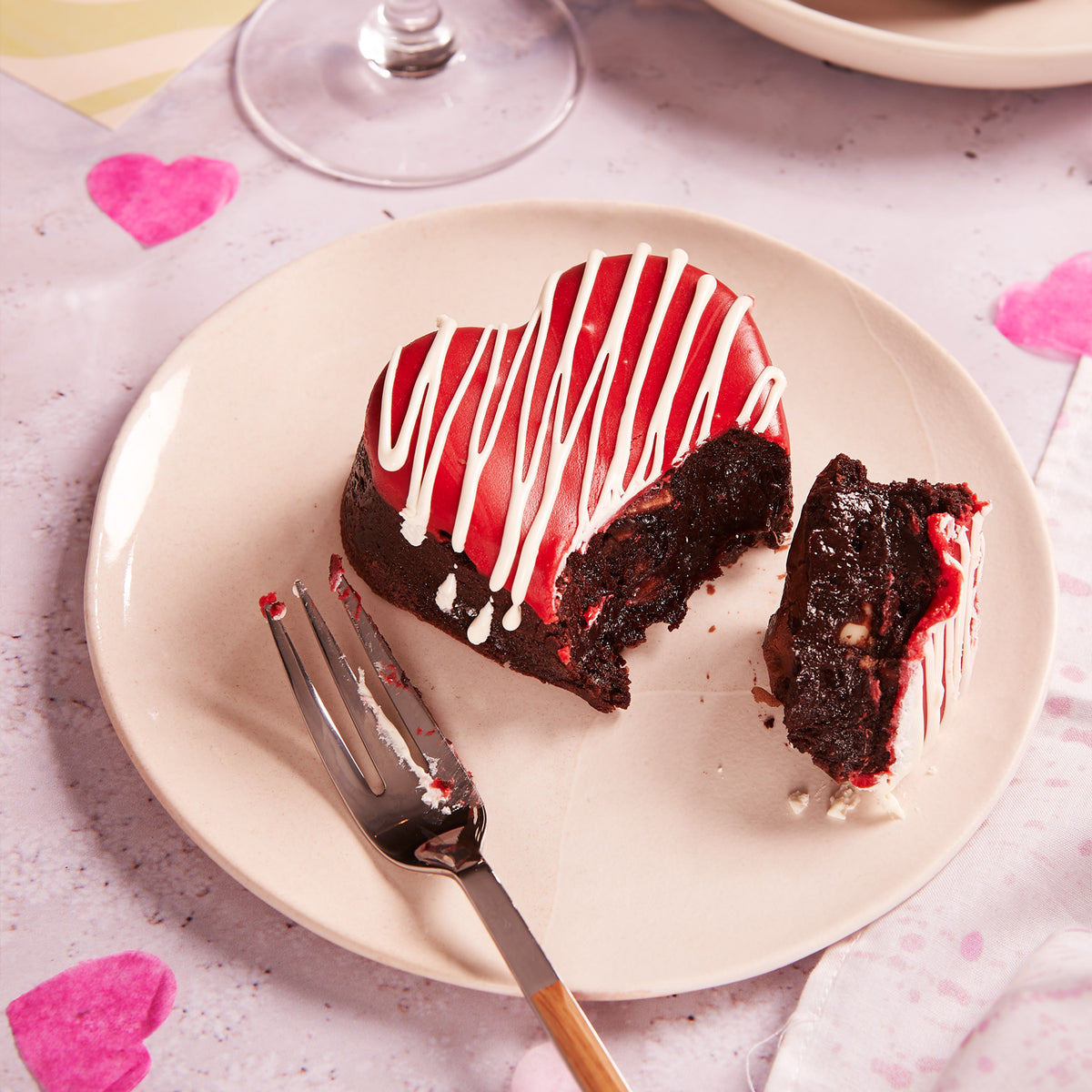 Valentines Heart Shaped Postal Brownie Box, photo 7
