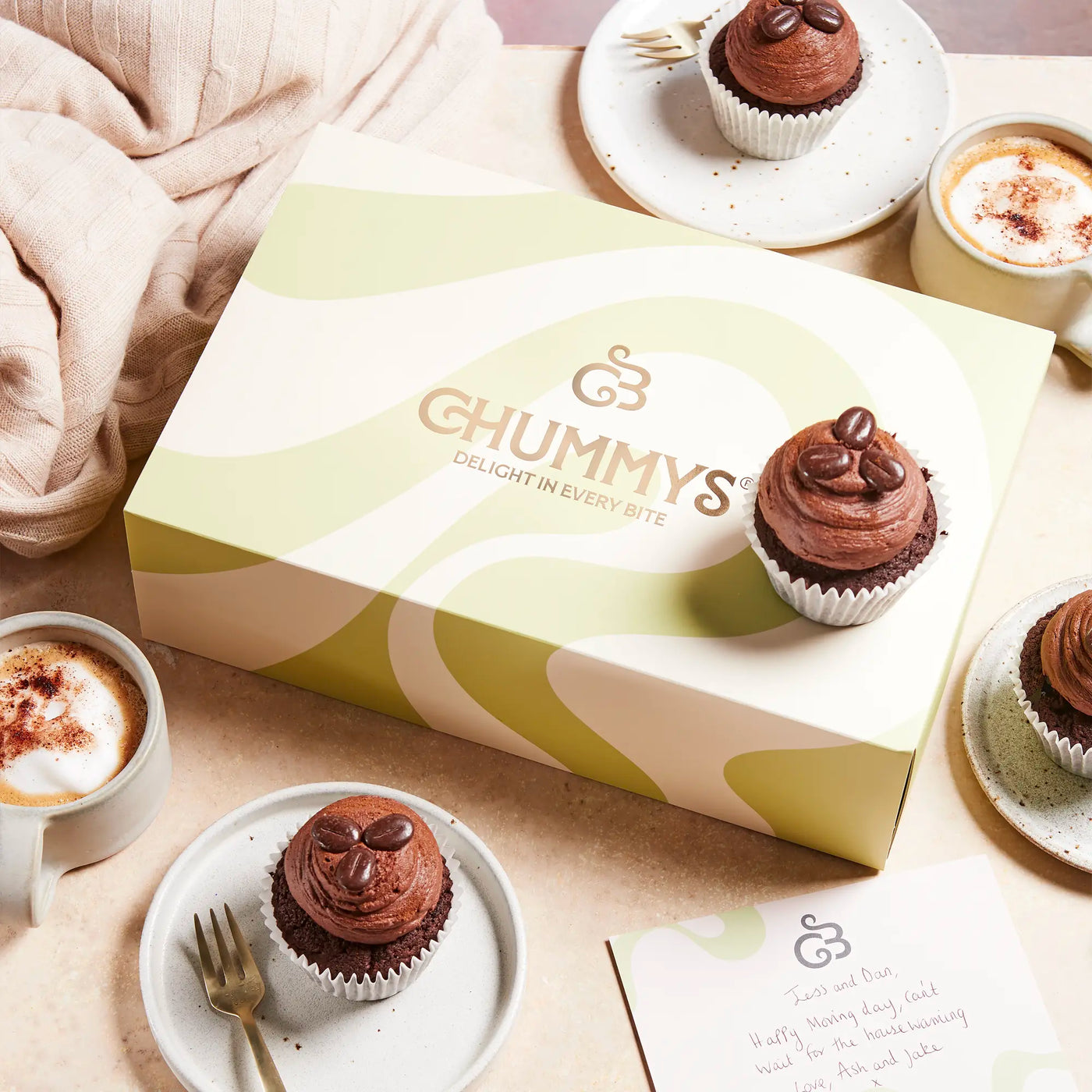 Mocha Cupcake Box - Delivered To Your Door