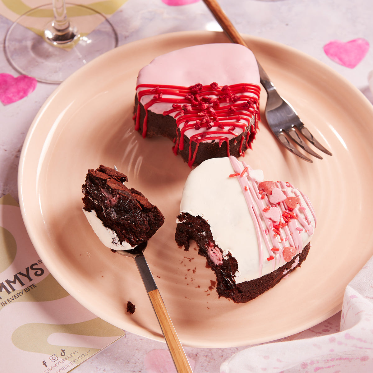 Valentines Heart Shaped Postal Brownie Box, photo 6