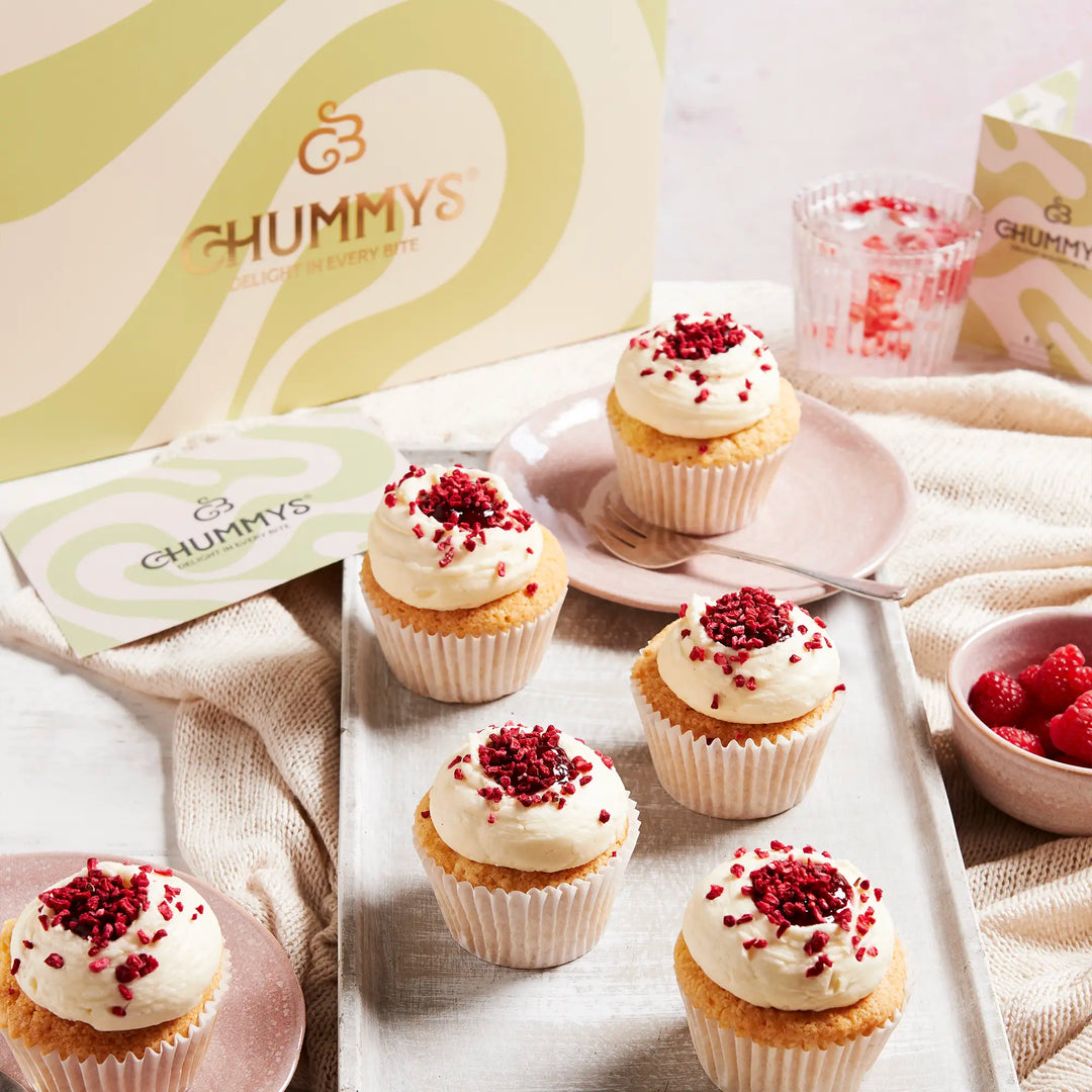 Raspberry Ripple Cupcake Box - Delivered To Your Door