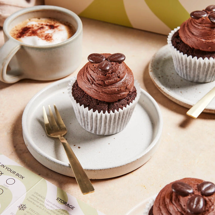 Mocha Cupcake Box - Delivered To Your Door