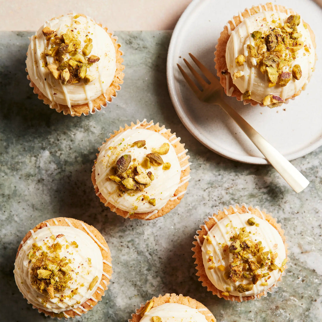 White Chocolate & Pistachio Cupcake Box - Delivered To Your Door