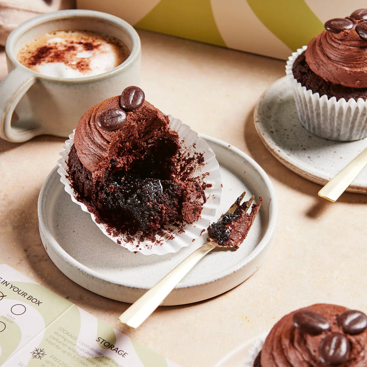 Mocha Cupcake Box - Delivered To Your Door