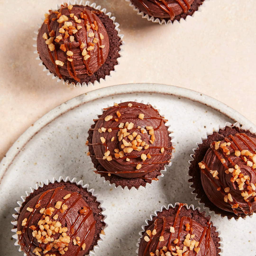 Salted Caramel Cupcake Box - Delivered To Your Door