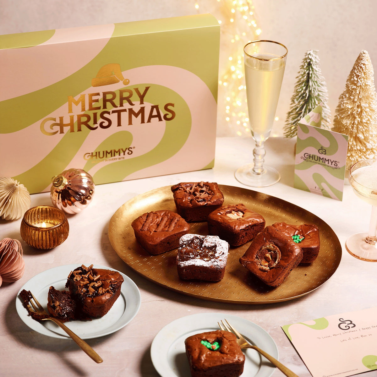 Chummys Christmas brownie box