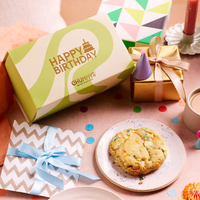 Birthday Cookie Box Delivery – Chunky Funfetti Cookies by Chummys Bakery