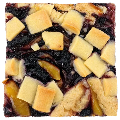Lemon & Blueberry blondie